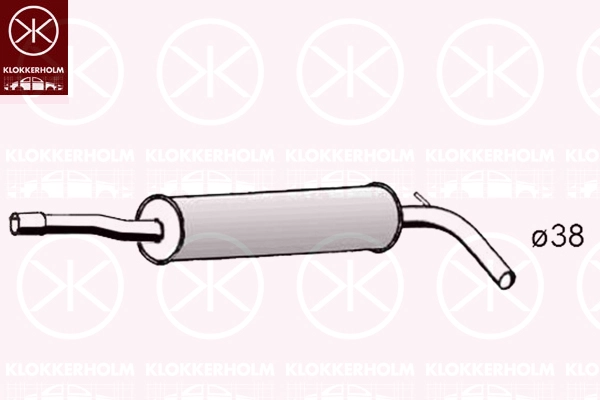 Centre Muffler (75038651)