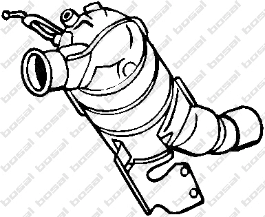 Soot/Particulate Filter, exhaust system (097-250)