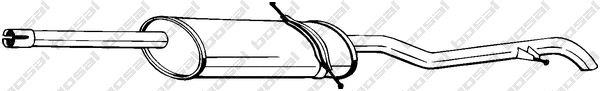 Rear Muffler (286-555)