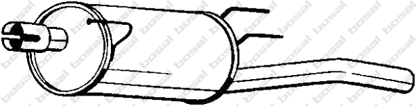 Rear Muffler (185-637)