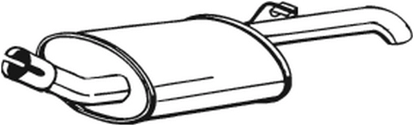 Rear Muffler (154-787)