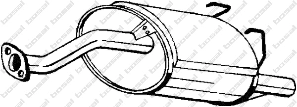 Rear Muffler (163-203)