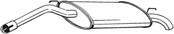 Rear Muffler (200-155)