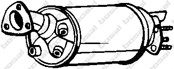 Soot/Particulate Filter, exhaust system (097-225)