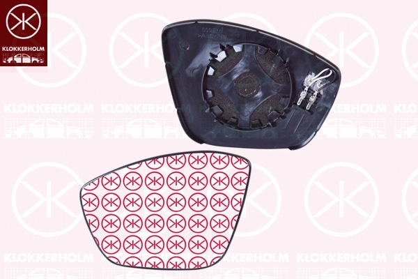 Mirror Glass, exterior mirror (55281062)