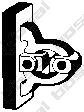 Rubber Strip, exhaust system (255-063)