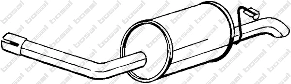 Rear Muffler (154-927)