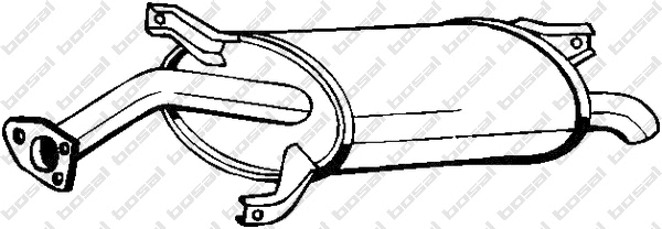 Rear Muffler (177-001)