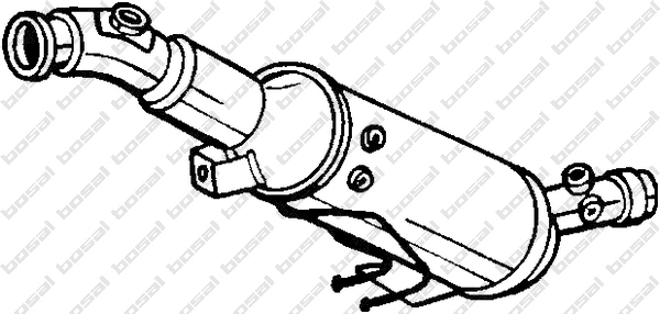 Soot/Particulate Filter, exhaust system (097-207)
