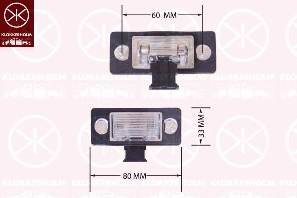 Licence Plate Light (75140850)