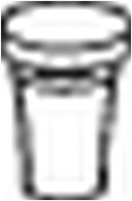 Rubber Strip, exhaust system (255-060)