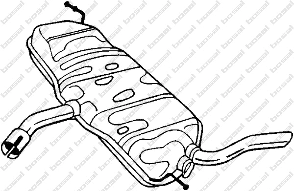 Rear Muffler (233-077)