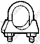 Clamping Piece, exhaust system (250-854)