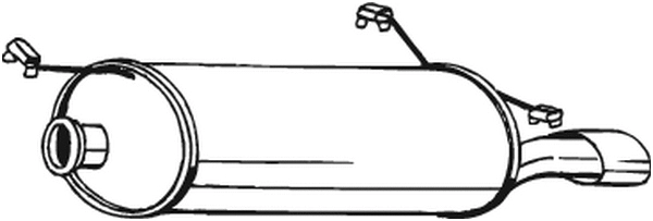 Rear Muffler (135-661)