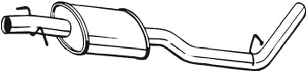 Centre Muffler (200-307)