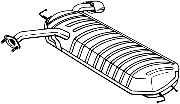 Rear Muffler (165-069)