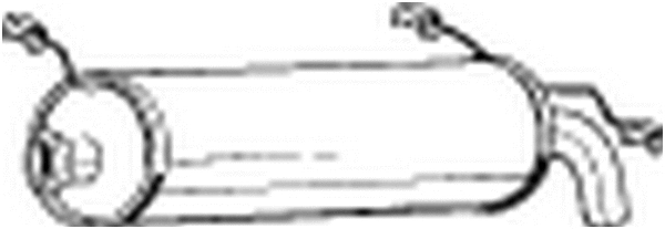 Rear Muffler (135-653)