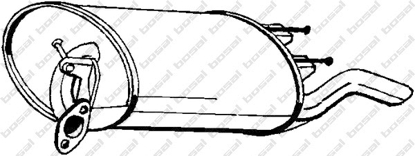Rear Muffler (228-443)