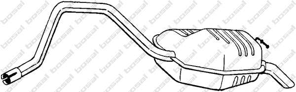 Rear Muffler (281-633)
