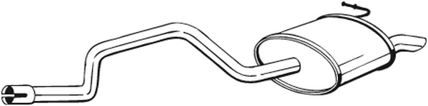 Rear Muffler (281-711)