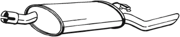 Rear Muffler (185-223)