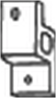 Rubber Strip, exhaust system (255-645)