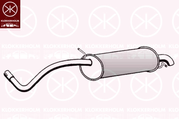 Rear Muffler (66218681)