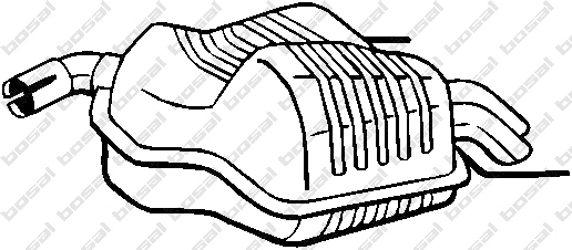 Rear Muffler (215-003)