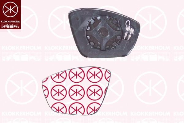 Mirror Glass, exterior mirror (55091062)