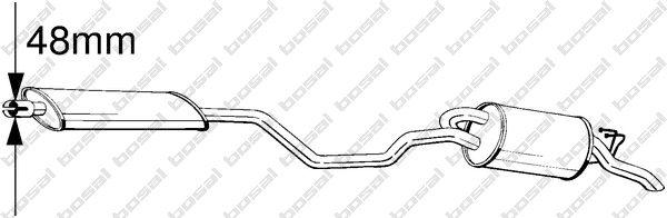 Rear Muffler (287-541)