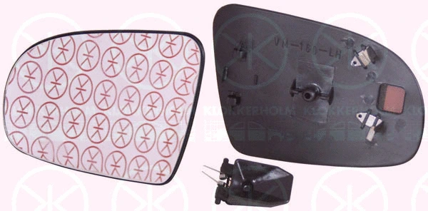 Mirror Glass, exterior mirror (50221061)