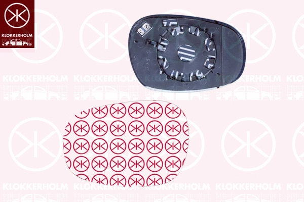 Mirror Glass, exterior mirror (00621064)