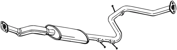 Centre Muffler (283-767)