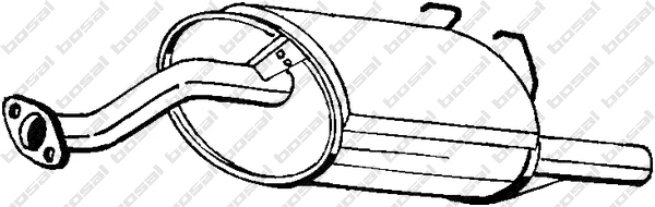 Rear Muffler (163-729)