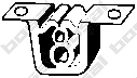 Rubber Strip, exhaust system (255-070)