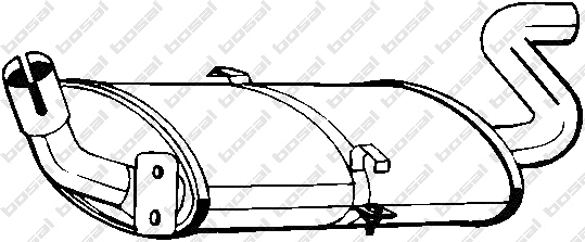 Rear Muffler (235-185)