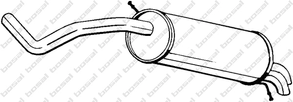 Rear Muffler (278-107)