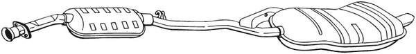 Rear Muffler (286-181)