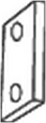 Rubber Strip, exhaust system (255-357)