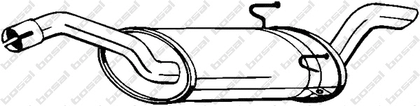 Rear Muffler (135-061)