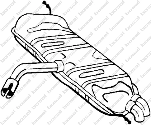 Rear Muffler (233-725)