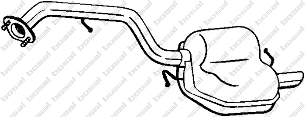 Rear Muffler (171-035)