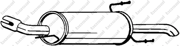 Rear Muffler (185-445)