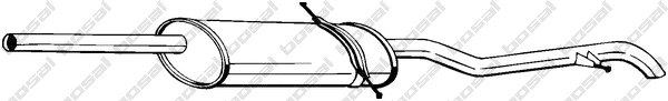Rear Muffler (282-061)