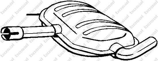 Centre Muffler (233-487)