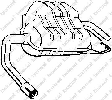 Rear Muffler (154-967)