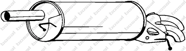 Rear Muffler (233-071)