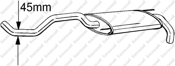 Rear Muffler (233-393)
