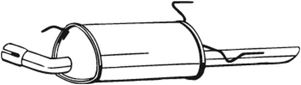 Rear Muffler (185-405)