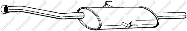Centre Muffler (200-163)